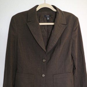 Wool Alfani Blazer Brown/Black